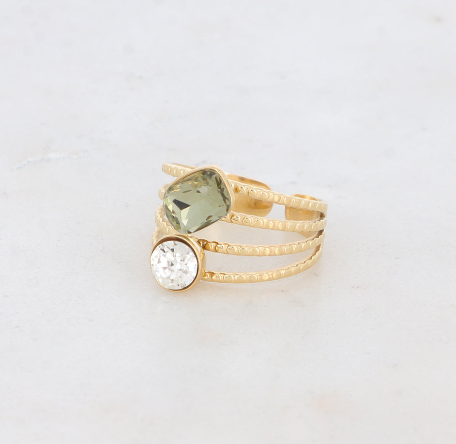 Bague Mya verte
