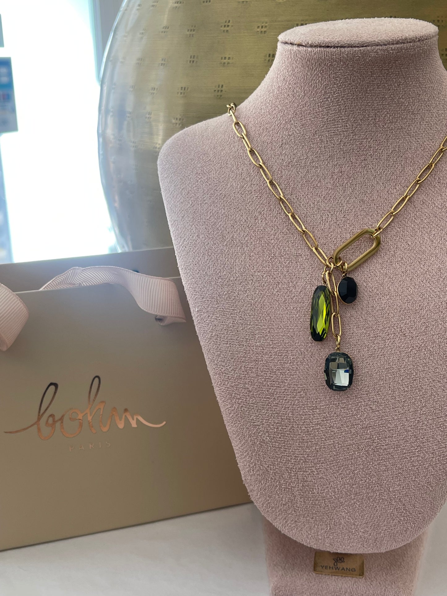 Collier mirage vert