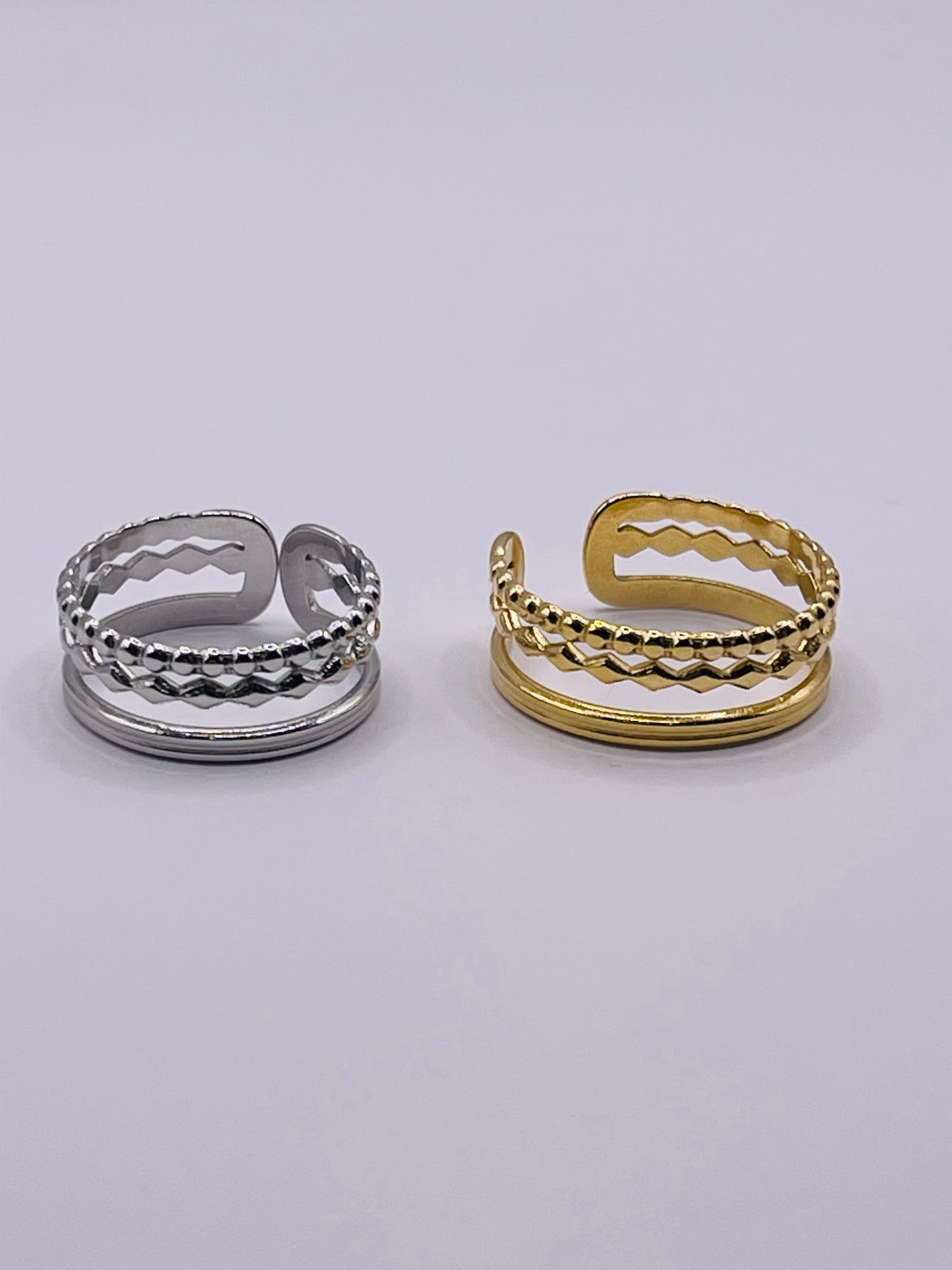 Bague Celia argenté ou dorée