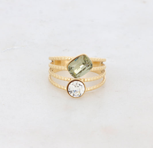 Bague Mya verte