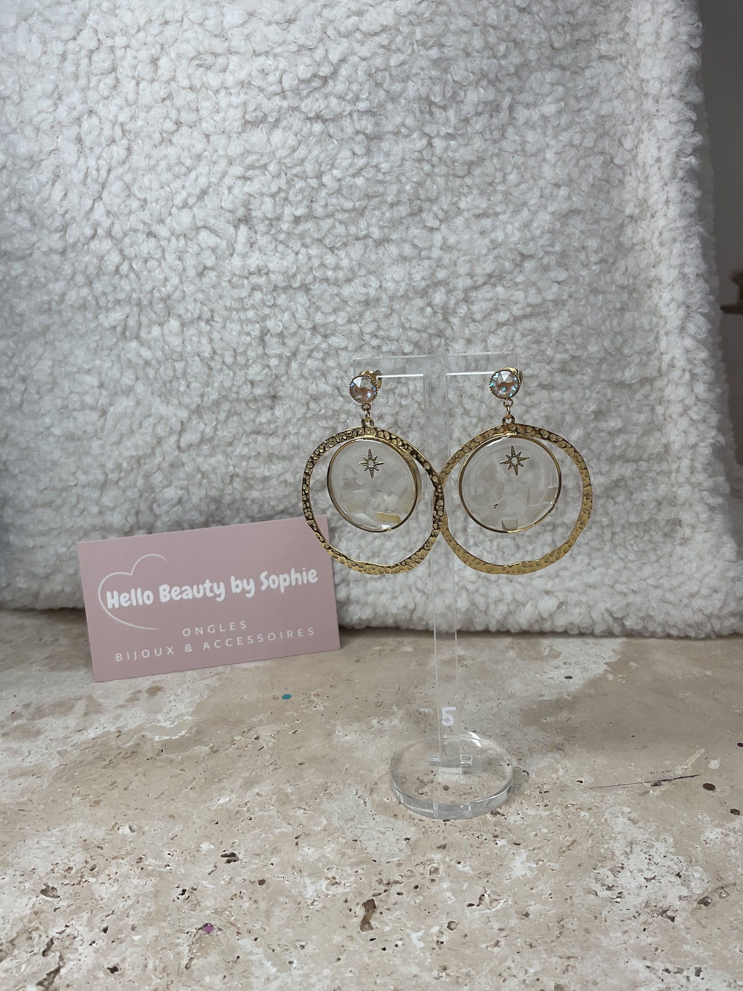 Boucles d’oreilles Coralie