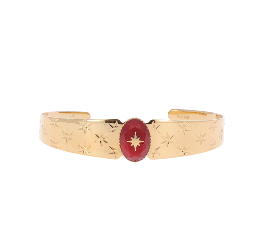 Manchette Margaux rouge