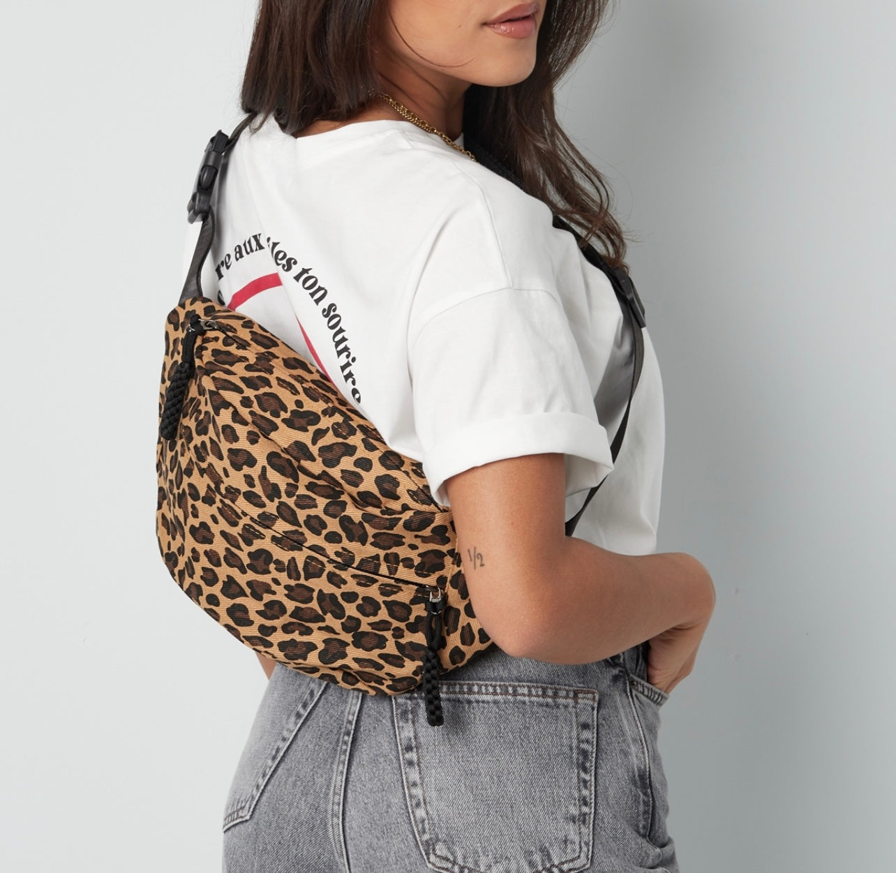 Sac banane léopard