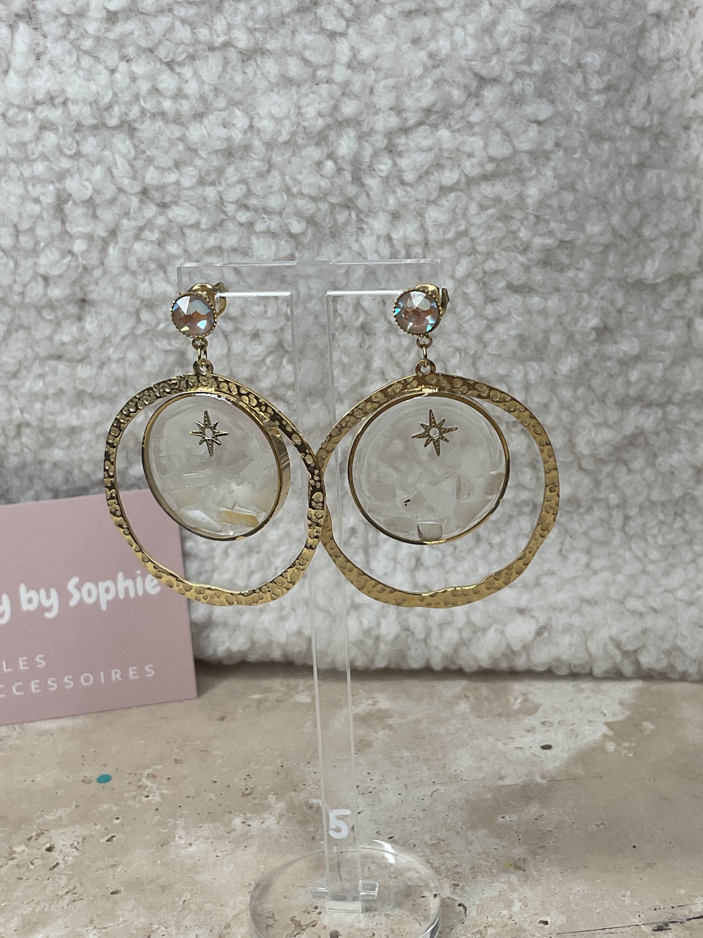 Boucles d’oreilles Coralie