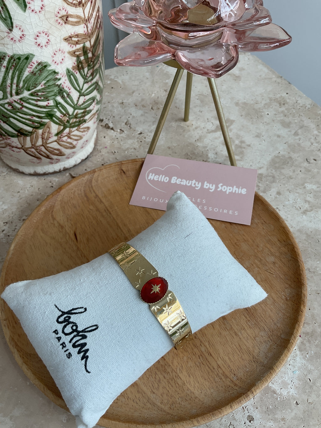 Manchette Margaux rouge