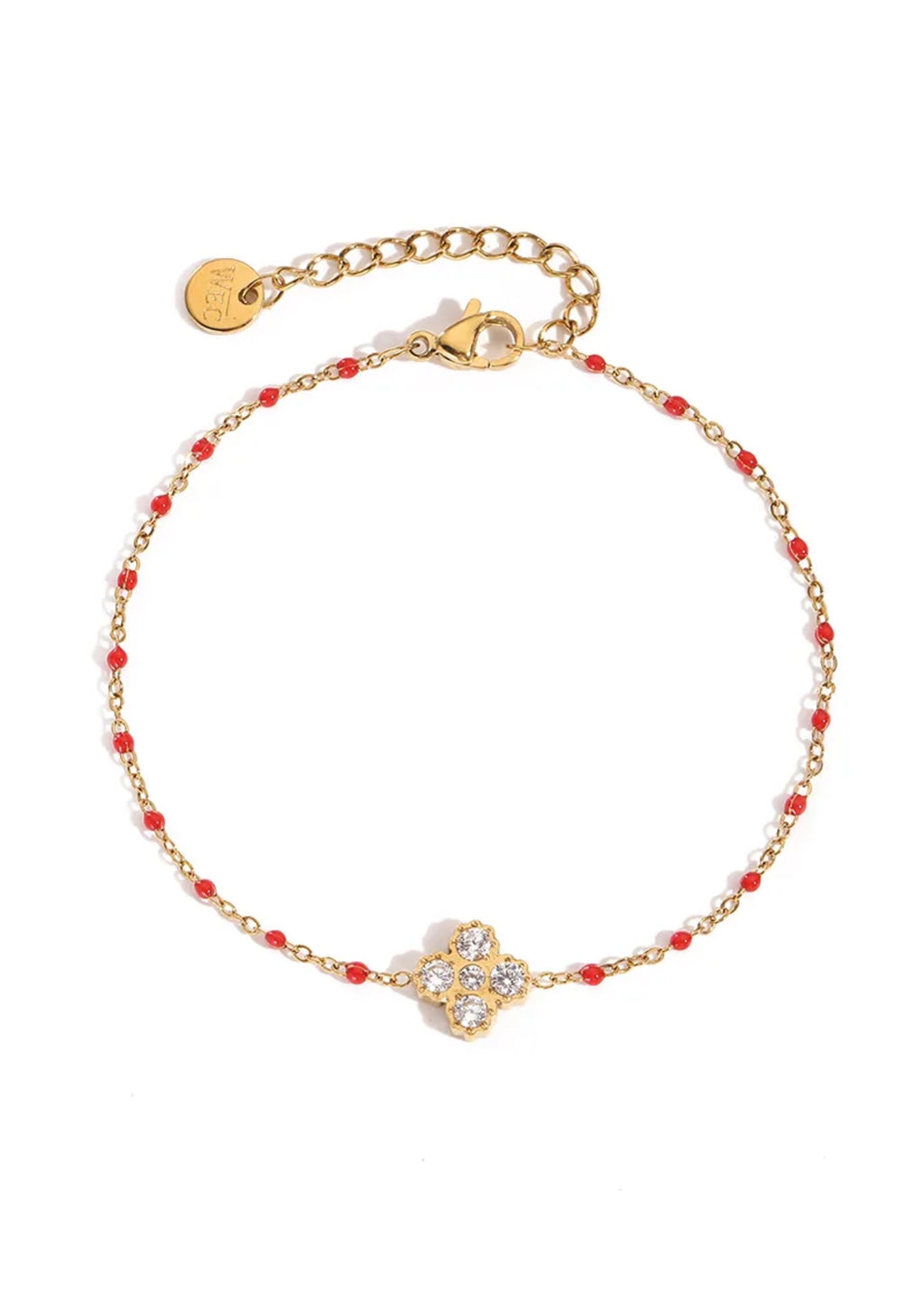 ￼Bracelet Lucie rouge