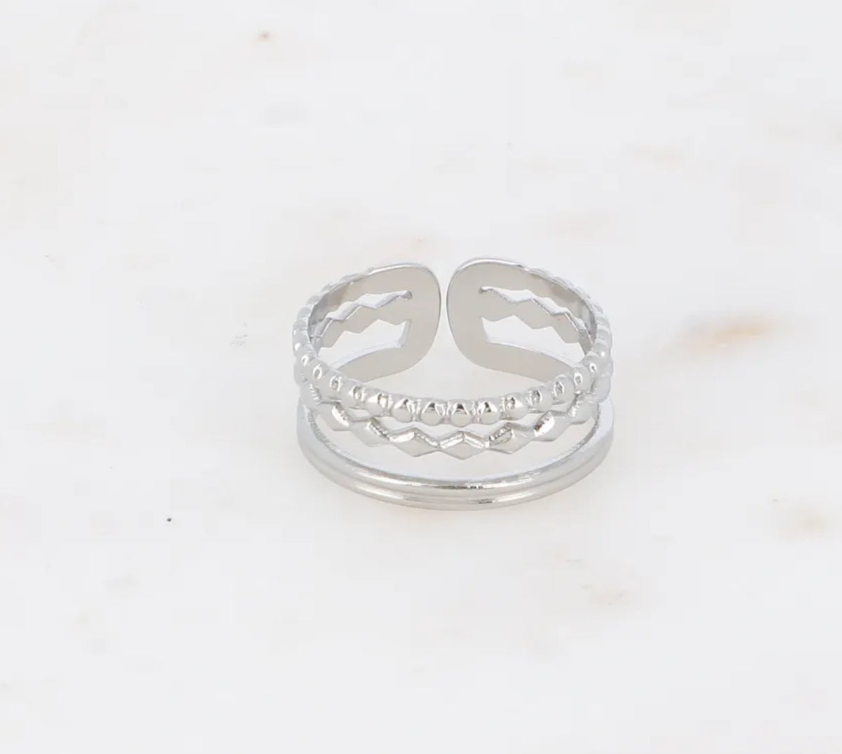Bague Celia argenté ou dorée