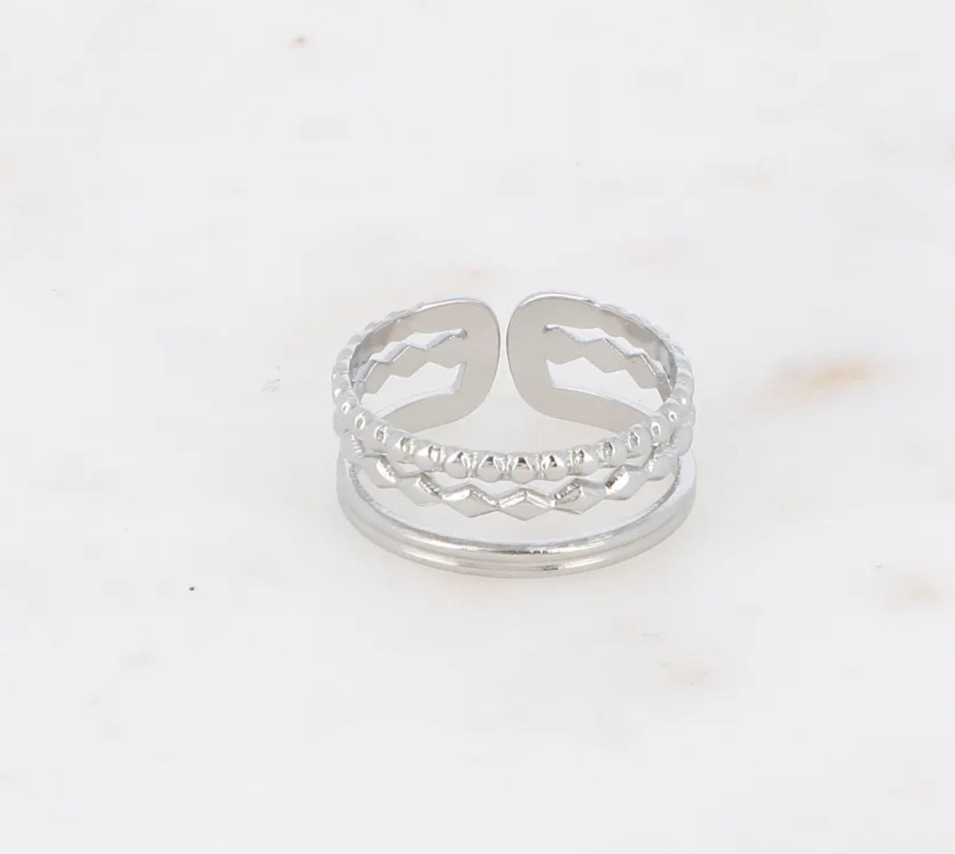 Bague Celia argenté ou dorée