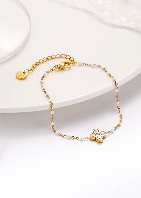 Bracelet Lucie blanc