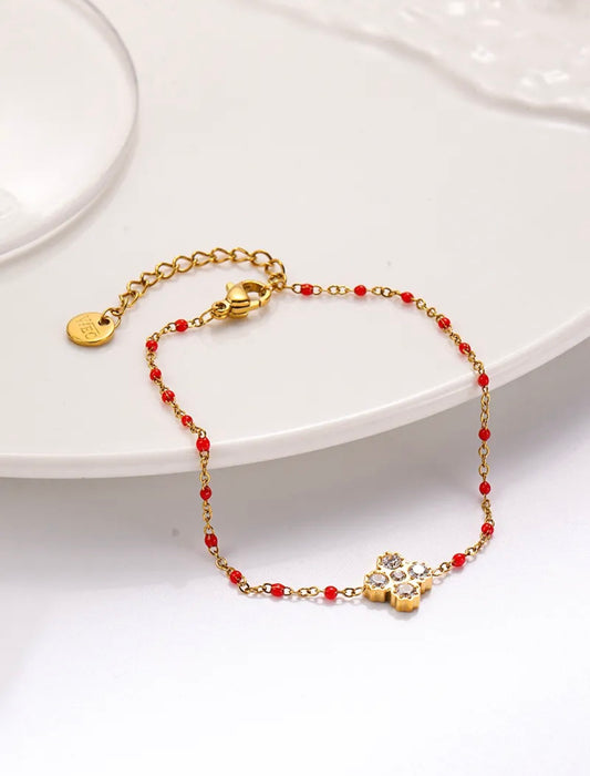 ￼Bracelet Lucie rouge